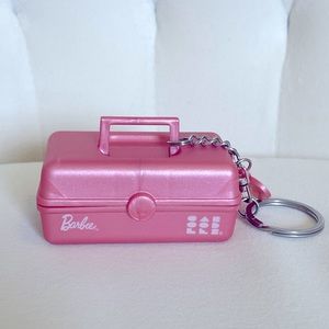 Barbie + Caboodles Pink Keychain
